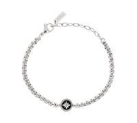 Breil Braccialetto nero / argento Uomo Breil One Size