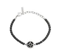 Breil Braccialetto nero / argento, Taglia One Size