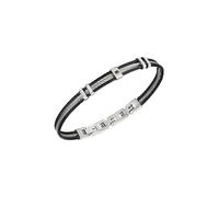 Breil Braccialetto nero / argento, Taglia One Size