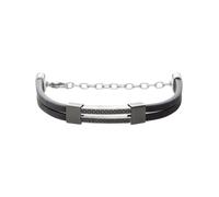 Breil Braccialetto nero / argento Uomo Breil One Size