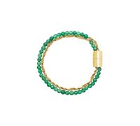 Breil, Collezione Magnetica System, Bracciale Donna in Acciaio Dorato Lucido Effetto Specchio, Pratica Chiusura con Magnete, Idea Regalo Donna