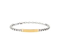 BRACCIALE IN ACCIAIO BICOLOR E CUBIC ZIRCONIA UOMO BREIL