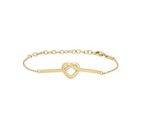 Breil, Collezione B&ME, Bracciale Donna, Bracciale Rigido in Acciaio Lucido, con Design Minimal, Ricercato e Simbolico a Forma di Cuore, Ideale per un Regalo Speciale, Misura Medium, 44-56 cm, Silver
