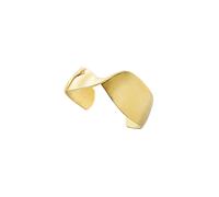 Breil, Collezione Retwist, Bracciale Donna, Bracciale Rigido in Acciaio Specchiato IP Gold, Idee Regalo Donna e Ragazza, Misura M, Dimensioni 60 x 50 mm, Colore Gold