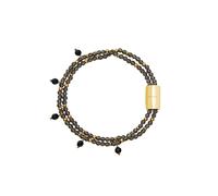 Breil, Collezione Magnetica System, Bracciale Donna a Due Catene con Pietre Naturali, Chiusura con Magnete, Compatibile con Tutti gli Elementi Magnetica System, Idea Regalo Donna