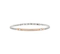 BRACCIALE ACCIAIO BICOLOR CUBIC ZIRCONIA LIGHT ROW UOMO BREIL