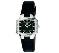 Breil BW0073 Women's Quartz Watch - Black Dial, Swarovski Crystals, Black Leather Strap