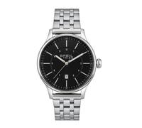 Breil Classy EW0494 Men's Quartz Watch - 42mm Black Sunray Dial, Stainless Steel Bracelet