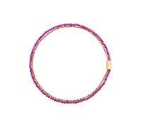Breil Collana Donna Purple Orchid – Magnetica System, Acciaio dorato, Pietre naturali – Oro/Rosa