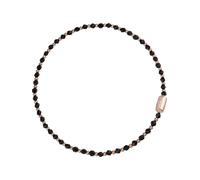 Breil, Collezione Magnetica System, Bracciale Light & Shadow, Bracciale Donna in Acciaio IP Rose Lucido e Onice, Pratica Chiusura con Magnete, Taglia Unica, Gioielli Donna e Ragazza