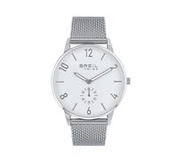 Breil, Collezione Avery, Cronografo Uomo, Orologio Uomo con Bracciale in Acciaio in Maglia Milanese, Resistente All'Acqua, Movimento Sunon PE45, Cassa 41 mm, Chiusura a Scorrimento