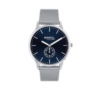 Breil, Collezione Avery, Cronografo Uomo, Orologio Uomo con Bracciale in Acciaio in Maglia Milanese, Resistente All'Acqua, Movimento Sunon PE45, Cassa 41 mm, Chiusura a Scorrimento
