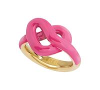 Breil, Collezione B&Me, Anello Donna Knot Love, in Acciaio Lucido, con Design Minimal, Ricercato e Simbolico a Forma di Cuore, Idea Regalo Donna, Misura 10