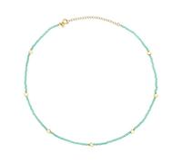 Breil, Collezione B Rocks, Collana Donna, Catena con Cristalli e Elementi in Acciaio IP Oro Lucido, Chiusura a Moschettone, Lunghezza Regolabile fino a 45 cm, Idea Regalo Donna