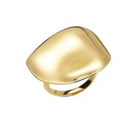 Breil, Collezione B Whisper, Anello Donna in Acciaio Lucido, Sottile, Leggero e Luccicante, con Elemento a Forma Fluida, Colore Silver, Gioielli Donna e Ragazza