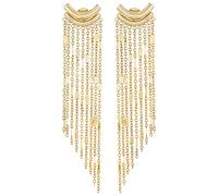 Gioiello BREIL TJ3412 collezione B WIRED, ORECCHINI da DONNA in ACCIAIO COLORATO colore ORO misura 17 con SENZA PIETRE