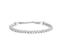 Breil Collezione BLOCK CHAIN, Bracciale Uomo in Acciaio, Gioiello idee regalo uomo