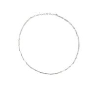 Breil, Collezione Bold, Collana da Uomo, in Acciaio Bilux, con Design Sfaccettato, Finitura Specchiata e Satinata, Chiusura a Moschettone, Taglia Unica 47 cm, Silver