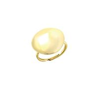 Breil, Collezione Bubble, Anello Donna in Acciaio Lucido con Boule e Linee Morbide e Sinuose, Idea Regalo Donne, Anelli Donna Eleganti