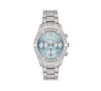 Breil, Collezione C'est Chic, Orologio Donna, Bracciale in Acciaio con Cristalli e Quadrante con Lavorazione Sunray, Resistente all'Acqua, Movimento al Quarzo PE902, Cassa 36 mm, Chiusura con Pulsanti