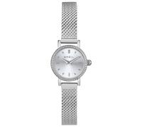 Breil, Collezione Darling, Orologio Donna in Acciaio, Bracciale Sottile e Flessuoso in Maglia Milanese, Lunetta Decorata, Chiusura a Scorrimento, Cassa 18 mm, Lunghezza Regolabile 13.5-19 cm, Silver