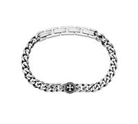 Breil Gioiello TJ4061 collezione DOCK, BRACCIALI da UOMO in ACCIAIO COLORATO colore ARGENTO, NERO misura 22 con SENZA PIETRE