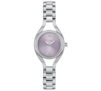 Breil, Collezione Elettra, Orologio Donna in Acciaio, Movimento al Quarzo Solo Tempo, con Quadrante Monocolore, Chiusura Déployante con Pulsanti, Cassa 30 mm, Silver-Lilac