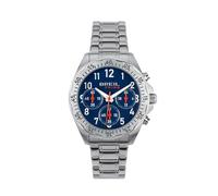 Breil, Collezione Grow Up, Cronografo Uomo in Acciaio dal Look Deciso, Cassa 37 mm, Resistente all'Acqua fino a 50 atm, Vetro Minerale, Movimento al Quarzo PE902