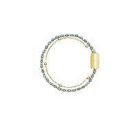 Breil, Collezione Magnetica System, Bracciale Donna a Due Catene con Pietre Naturali, Chiusura con Magnete, Compatibile con Tutti gli Elementi Magnetica System, Idea Regalo Donne