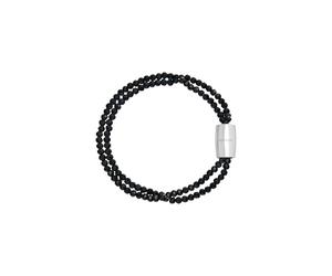 Breil, Collezione Magnetica System, Bracciale Donna a Due Catene con Pietre Naturali, Chiusura con Magnete, Compatibile con Tutti gli Elementi Magnetica System, Idea Regalo Donna