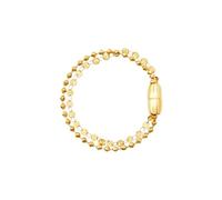 Breil, Collezione Magnetica System, Bracciale Donna, Bracciale Doppio con Catena Fancy e Ball Chain in Acciaio, Chiusura Magnetica, Lunghezza 17 cm, Idea Regalo Donna