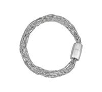 Breil, Bracciale Donna Acciaio Lucido Magnetica System Small Eclipse | Collezione Magnetica System, Design con Micro Catene, Chiusura con Magnete, Lunghezza 19 Cm, Idea Regalo Donna