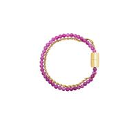 Breil, Collezione Magnetica System, Bracciale Donna in Acciaio Dorato Lucido Effetto Specchio, Pratica Chiusura con Magnete, Idea Regalo Donna