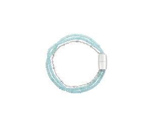 Breil, Collezione Magnetica System, Bracciale Donna in Acciaio Lucido Effetto Specchio, Pratica Chiusura con Magnete, Idea Regalo Donna