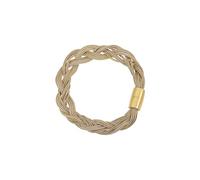 Breil, Collezione Magnetica System, Bracciale Donna Small Twist, in Acciaio Lucido, con Micro Catene Intrecciate e Pratica Chiusura con Magnete, Lunghezza 19.5 cm, Silver