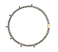 Breil, Collezione Magnetica System, Collana Donna a Due Catene con Pietre Naturali, Chiusura con Magnete, Compatibile con Tutti gli Elementi Magnetica System, Idea Regalo Donna