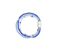 Breil, Collezione Magnetica System, Elemento Donna Medium Sky, Catena con Sfere in Acciaio e Cristalli, Compatibile con Tutti gli Elementi Magnetica System, Chiusura Magnetica