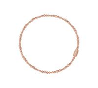 Breil, Collezione Magnetica System, Girocollo Medium Sun, Collana da Donna in Acciaio IP Rose Lucido, Sfere Diamantate e Lucide, Pratica Chiusura con Magnete, Taglia Unica, Gioielli Donna e Ragazza