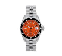 Breil, Collezione Manta Heritage, Orologio Uomo con Bracciale in Acciaio, Resistente All'Acqua, Movimento al Quarzo, Cassa 39 mm, Chiusura Diver con Pulsanti e Fermaglio di Sicurezza