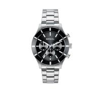 Breil, Collezione Remixer, Cronografo Uomo in Acciaio con Effetto Spazzolato, Cassa 42 mm, Bracciale a 3 Maglie in Acciaio Bilux, Resistente all'Acqua fino a 5 atm, Chiusura con Pulsanti