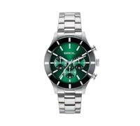 Breil, Collezione Remixer, Cronografo Uomo in Acciaio con Effetto Spazzolato, Cassa 42 mm, Bracciale a 3 Maglie in Acciaio Bilux, Resistente all'Acqua fino a 5 atm, Chiusura con Pulsanti