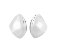 Breil, Collezione Retwist, Orecchini Donna in Acciaio Lucido, Gioielli Donna Sottili e Leggeri, con Forma Fluida e Sinuosa, Idee Regalo Donna, Colore Silver