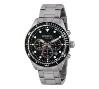 Breil, Collezione Sail, Orologio Uomo, Cronografo in Acciaio Lucido, Cassa 42 mm, Movimento al Quarzo, Pratica Chiusura con Pulsanti, Idee Regalo Uomo