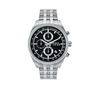 Breil, Collezione Sky Volt, Cronografo Uomo Ispirato al Mondo dell'Aviazione, Cassa 42 mm in Acciaio Bilux, Vetro Minerale, Bracciale in Acciaio 5 Maglie, Chiusura con Pulsanti