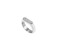 Breil, Collezione Stylize, Anello Donna in Acciaio Stile Minimal, con Elemento Decorativo, Idea Regalo Donna