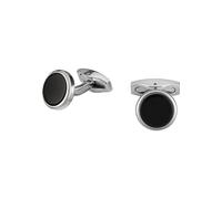 Breil Gemelli collezione CUFFLINK-CODE in acciaio e onice da uomo
