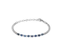 Breil Gioiello collezione B FENCE, BRACCIALI da UOMO in ACCIAIO colore ARGENTO misura 22,5 con SODALITE - TJ3138