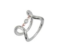 Breil Gioiello TJ2324 collezione POETRY, ANELLI da DONNA in ACCIAIO COLORATO colore ARGENTO, ROSA misura 12 con CRISTALLO