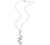 Breil Gioiello TJ2873 collezione NEW SNAKE STEEL, COLLANE da DONNA in ACCIAIO COLORATO colore ROSA misura 56 con SENZA PIETRE