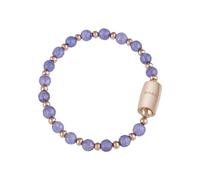 Breil Gioiello TJ3196 collezione MAGNETICA SYSTEM, BRACCIALI da DONNA in ACCIAIO COLORATO colore ORO ROSA, CANNA DI FUCILE misura 19,5 con AGATA